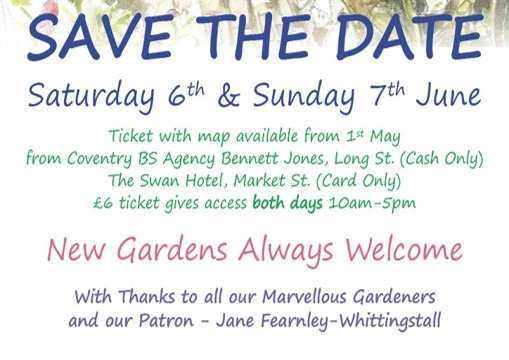 Save the Date - Wotton Lions Secret Garden Trail 2026 from Saturday, 6th of June to Sunday, 7th of June